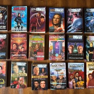 Star Trek Lot of Paperback Books - Assorted Paperback Novels